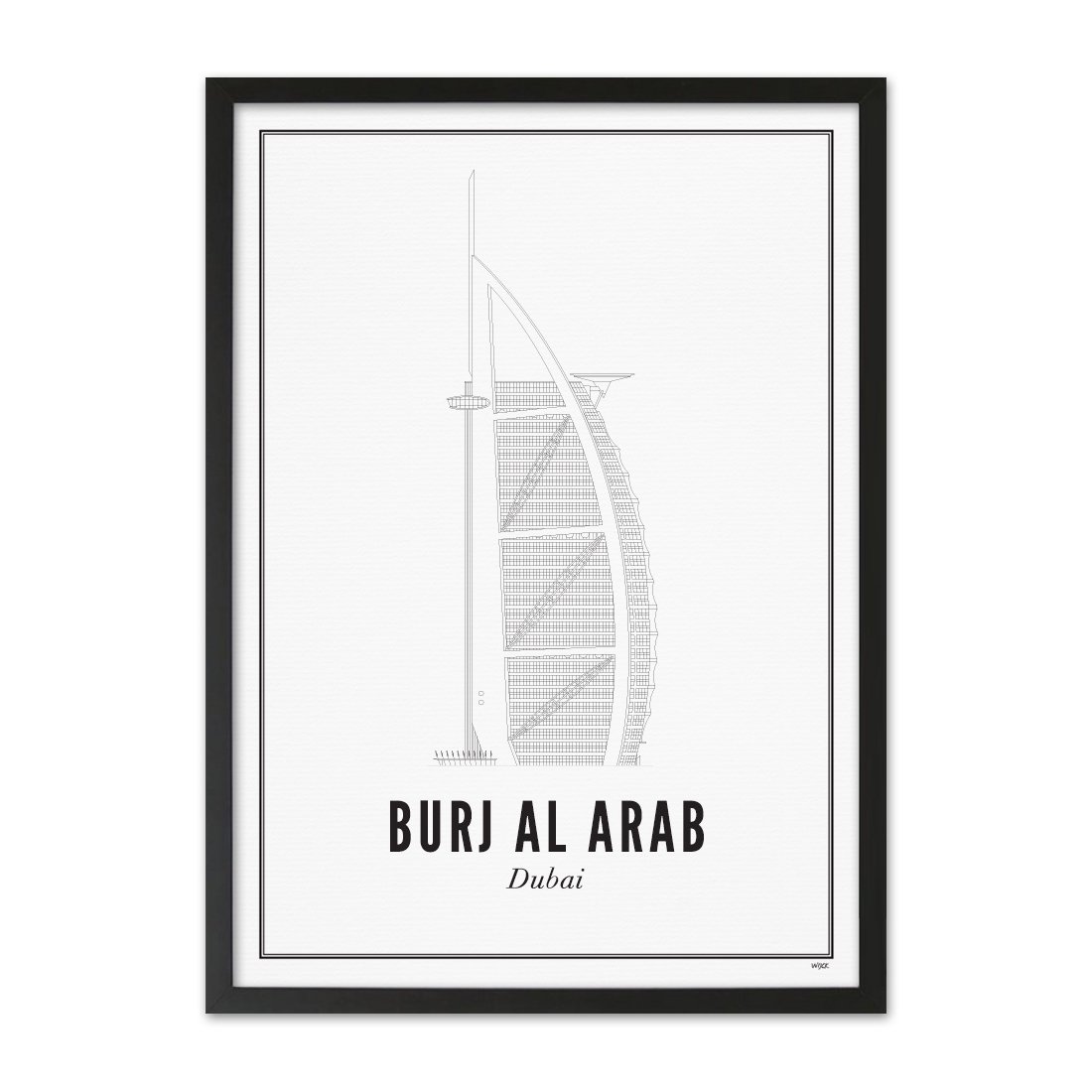Poster of Dubai - Burj al Arab | WIJCK.